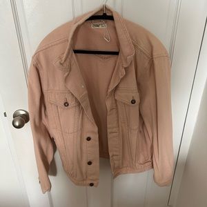 Pink Denim Jacket, Sz M